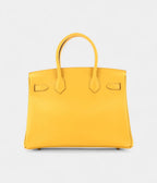 HM BK 30 Leather Handbag The Ultimate Luxury Icon Signature Gold