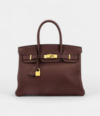 HM BK 30 Leather Tote Luxury Classic