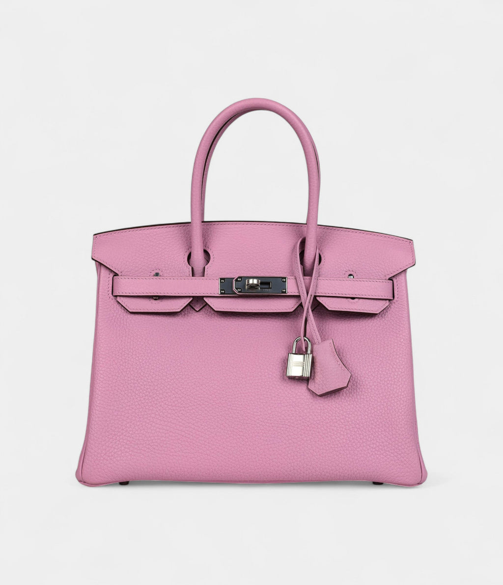 HM BK 30 Mauve Sylvestre Clemence Palladium Hardware