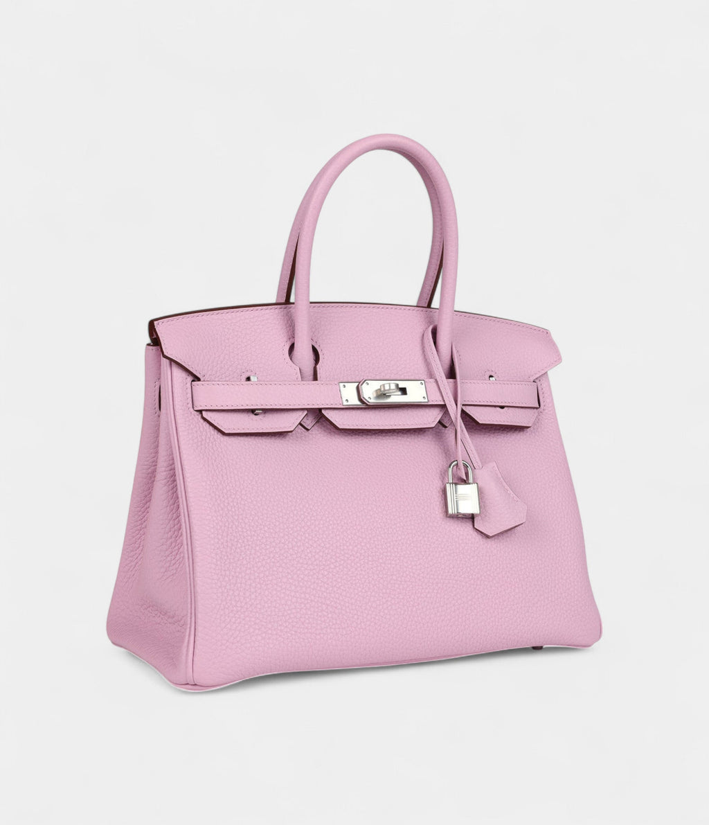 HM BK 30 Mauve Sylvestre Clemence Palladium Hardware