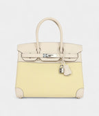 HM BK 30 Nata Swift and Jaune Poussin Toile Palladium Hardware