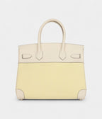 HM BK 30 Nata Swift and Jaune Poussin Toile Palladium Hardware