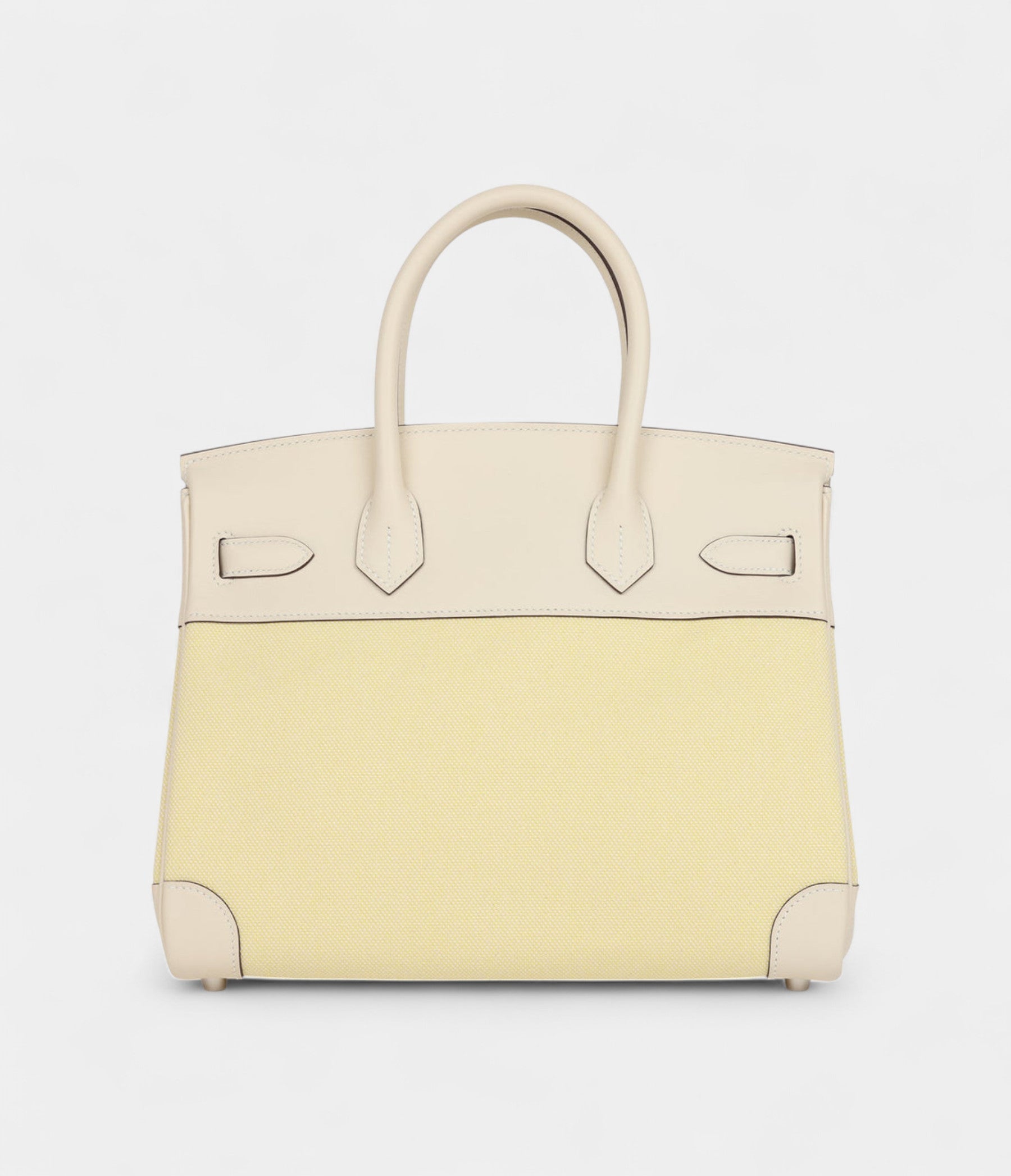 HM BK 30 Nata Swift and Jaune Poussin Toile Palladium Hardware