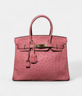 HM BK 30 Pink Leather Handbag A Timeless Icon of Luxury