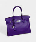 HM BK 30 Purple Leather Handbag A Timeless Icon in a Captivating Hue