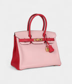 HM BK 30 Rose Sakura and Rose Extreme Chevre Gold Hardware