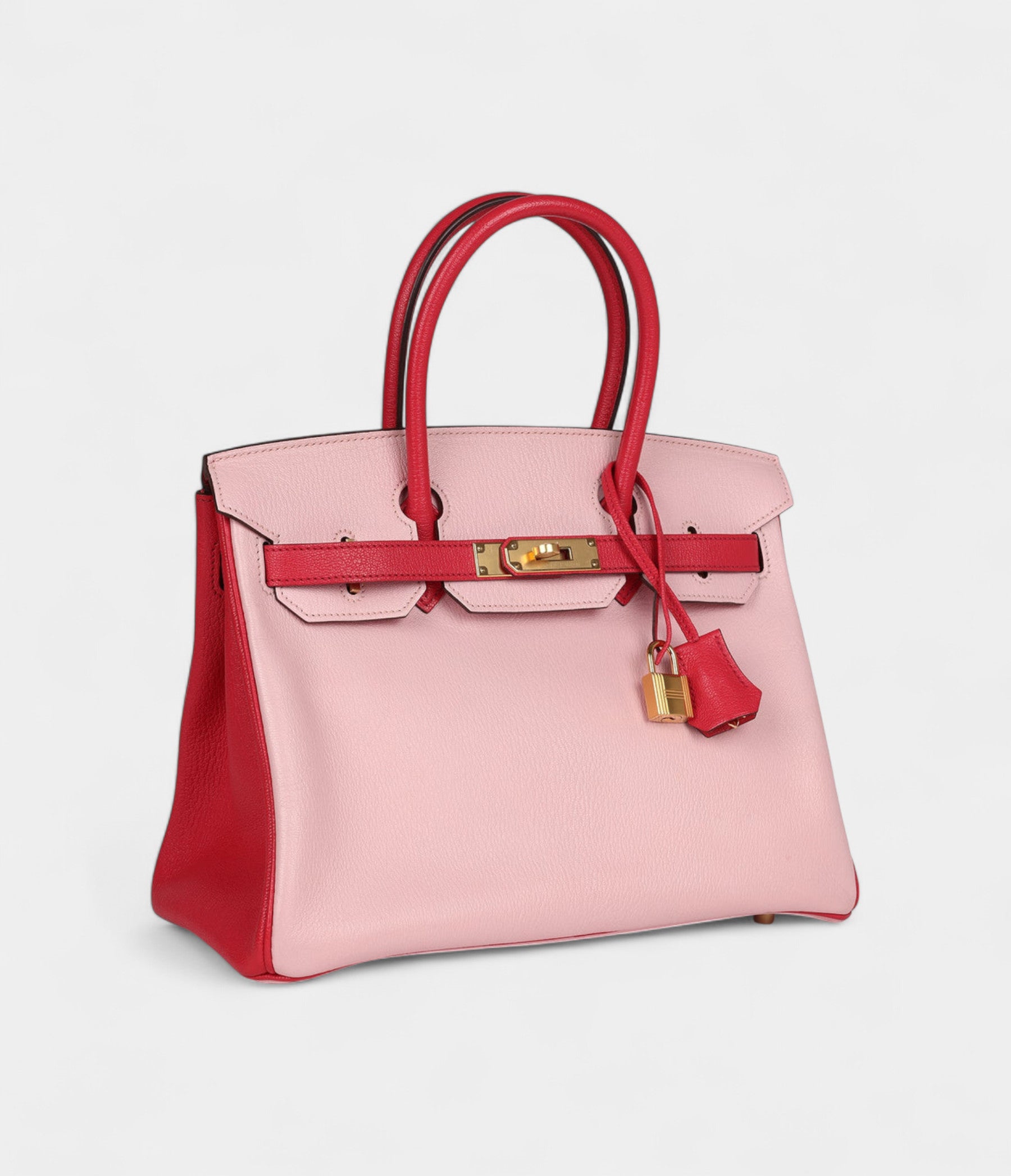 HM BK 30 Rose Sakura and Rose Extreme Chevre Gold Hardware