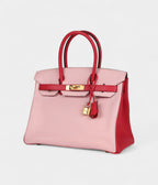 HM BK 30 Rose Sakura and Rose Extreme Chevre Gold Hardware
