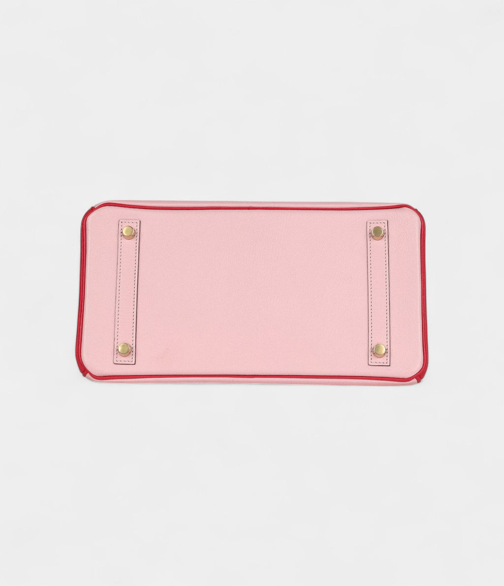 HM BK 30 Rose Sakura and Rose Extreme Chevre Gold Hardware