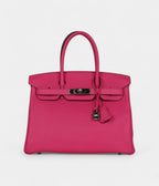 HM BK 30 Rose Shocking Clemence Palladium Hardware