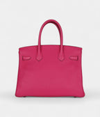 HM BK 30 Rose Shocking Clemence Palladium Hardware