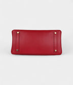 HM BK 30 Rouge Vif Tadelakt Gold Hardware