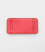 HM BK 30 Tangerine, Violet and Bougainvillea Ostrich Gold Hardware