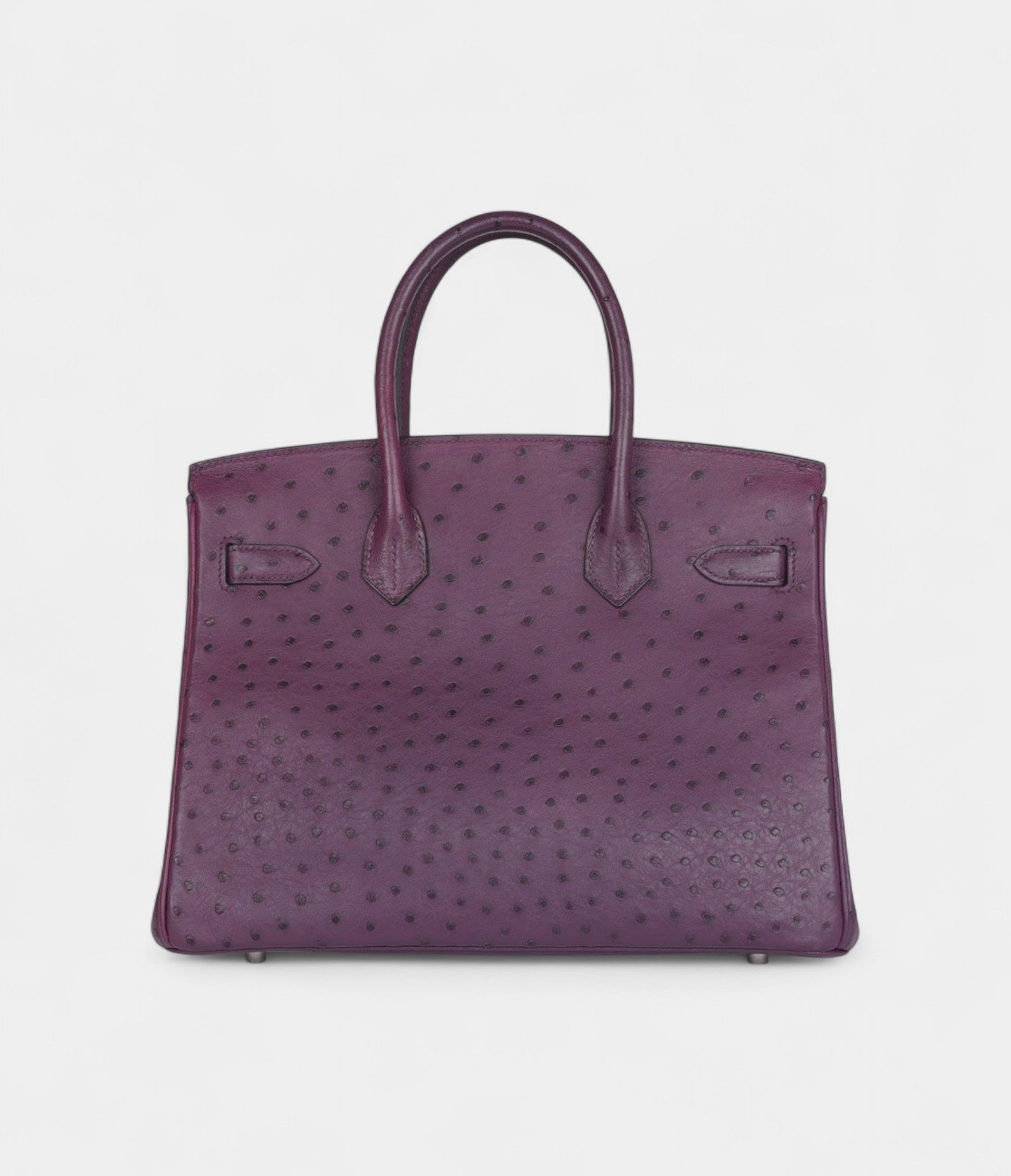 HM BK 30 Violet Ostrich Palladium Hardware