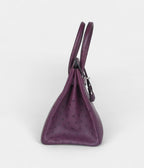 HM BK 30 Violet Ostrich Palladium Hardware