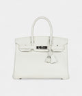 HM BK 30 White Clemence Palladium Hardware