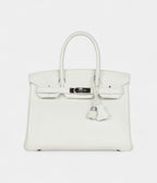 HM BK 30 White Clemence Palladium Hardware