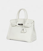 HM BK 30 White Clemence Palladium Hardware