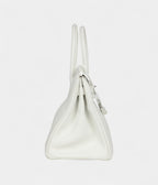HM BK 30 White Clemence Palladium Hardware