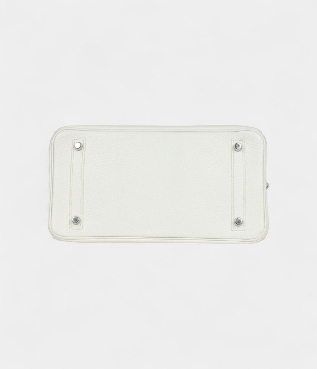HM BK 30 White Clemence Palladium Hardware