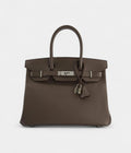 HM BK 30 Retourne in Gris Etain Epsom Leather Bag