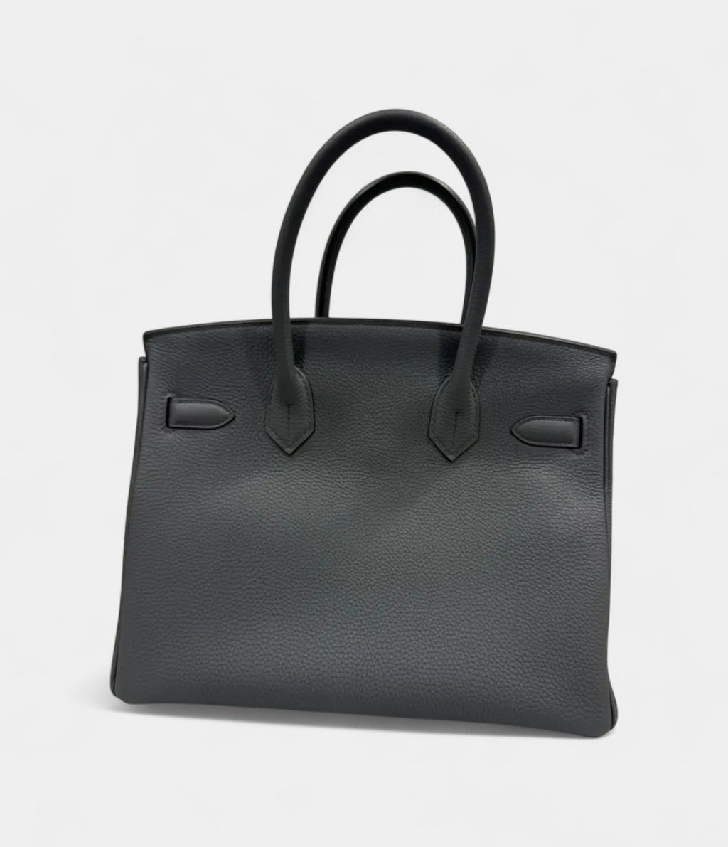 Hermes BK 30 gris etain goldware