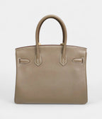 Hermes BK 30 in Etoupe, Togo leather with Gold Hardware