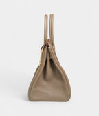 Hermes BK 30 in Etoupe, Togo leather with Gold Hardware