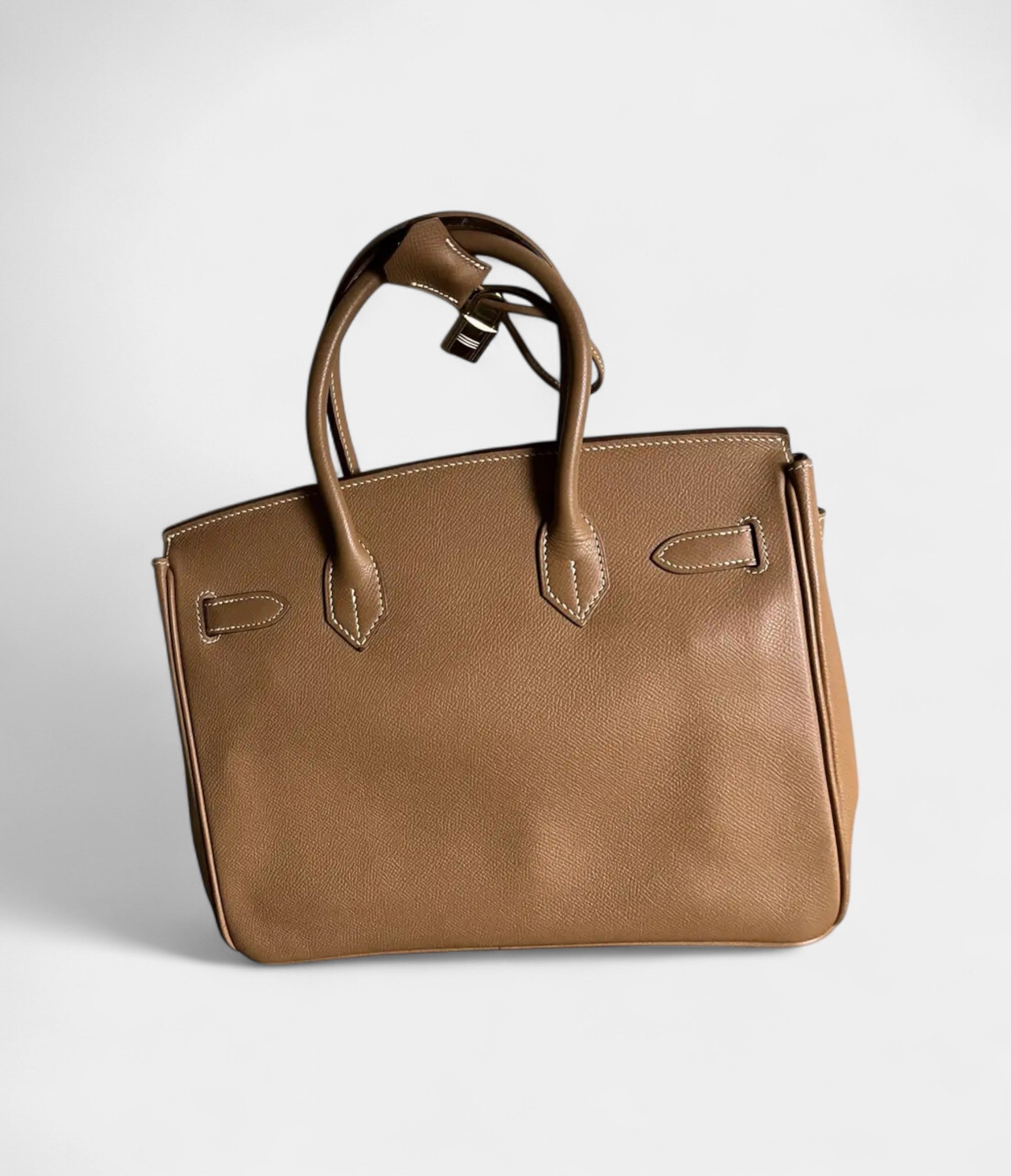 HM BK 30 in Togo Leather with Gold Hardware
