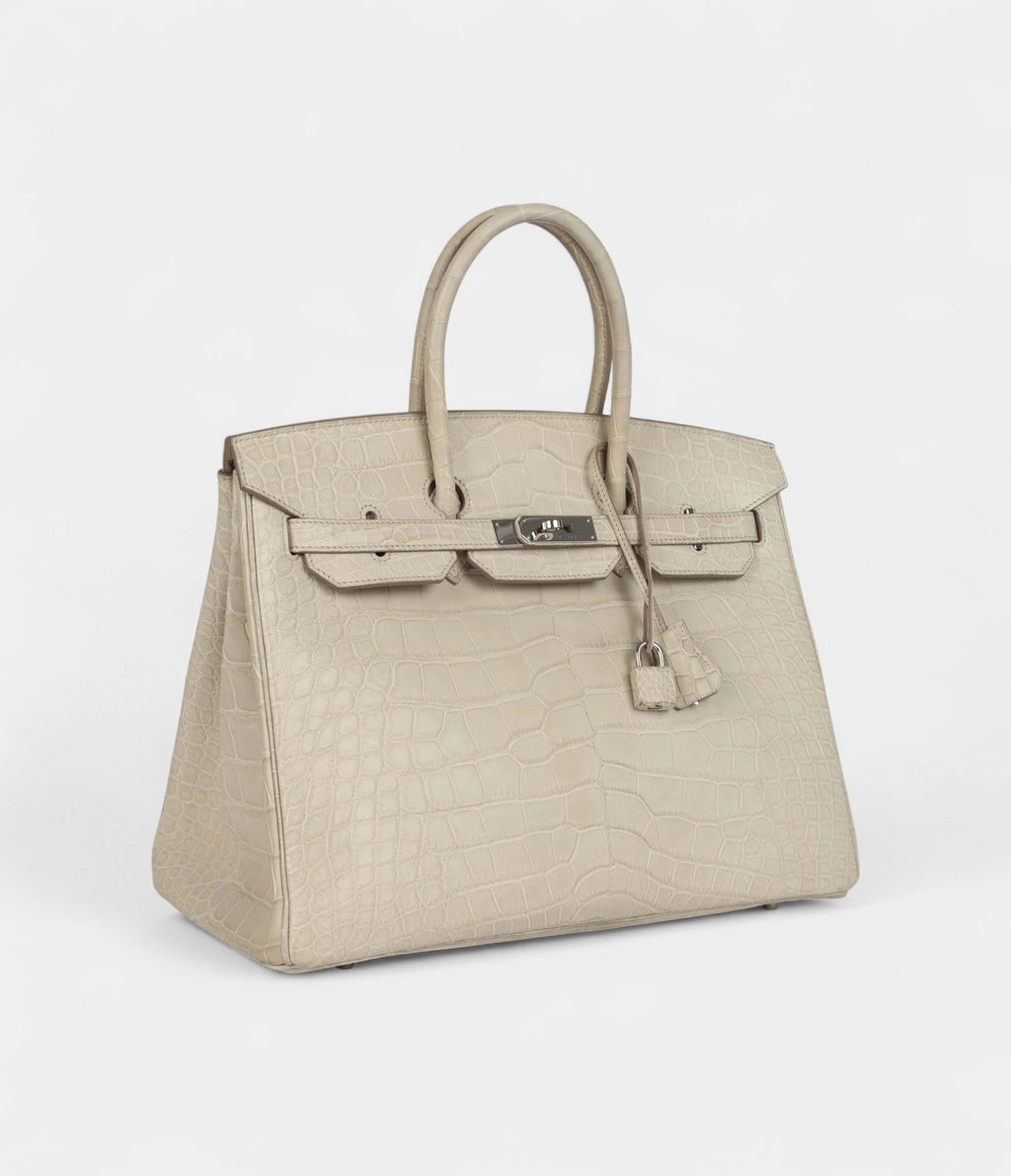 HM BK 35 Beton Matte Alligator Palladium Hardware