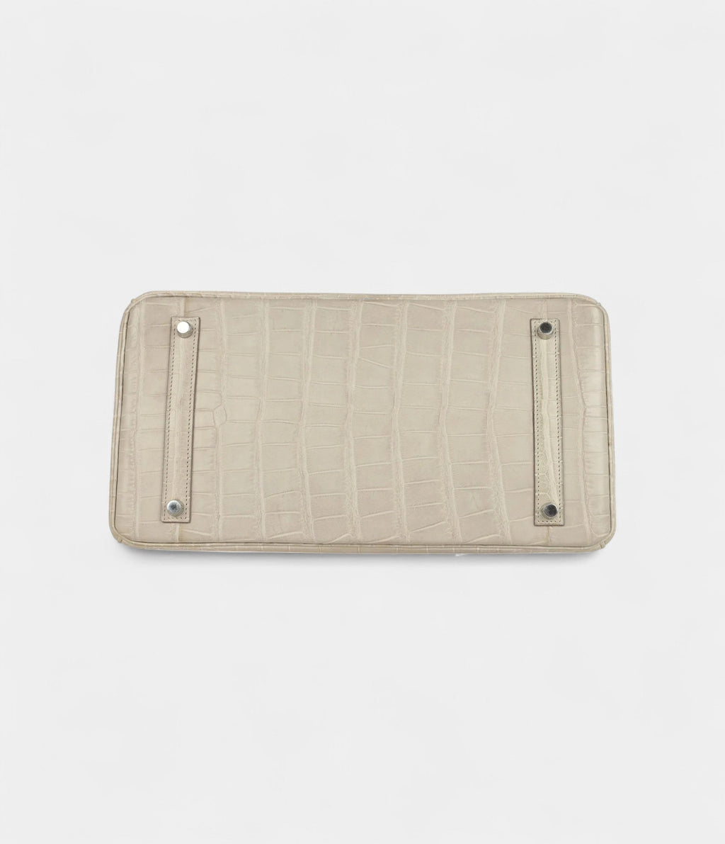 HM BK 35 Beton Matte Alligator Palladium Light Brown Hardware