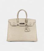 HM BK 35 Beton Matte Alligator Palladium Light Brown Hardware
