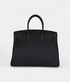 HM BK 35 Black Togo Palladium Hardware