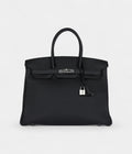 HM BK 35 Black Togo Palladium Hardware