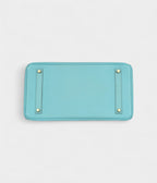 HM BK 35 Bleu Atoll Epsom Gold Hardware