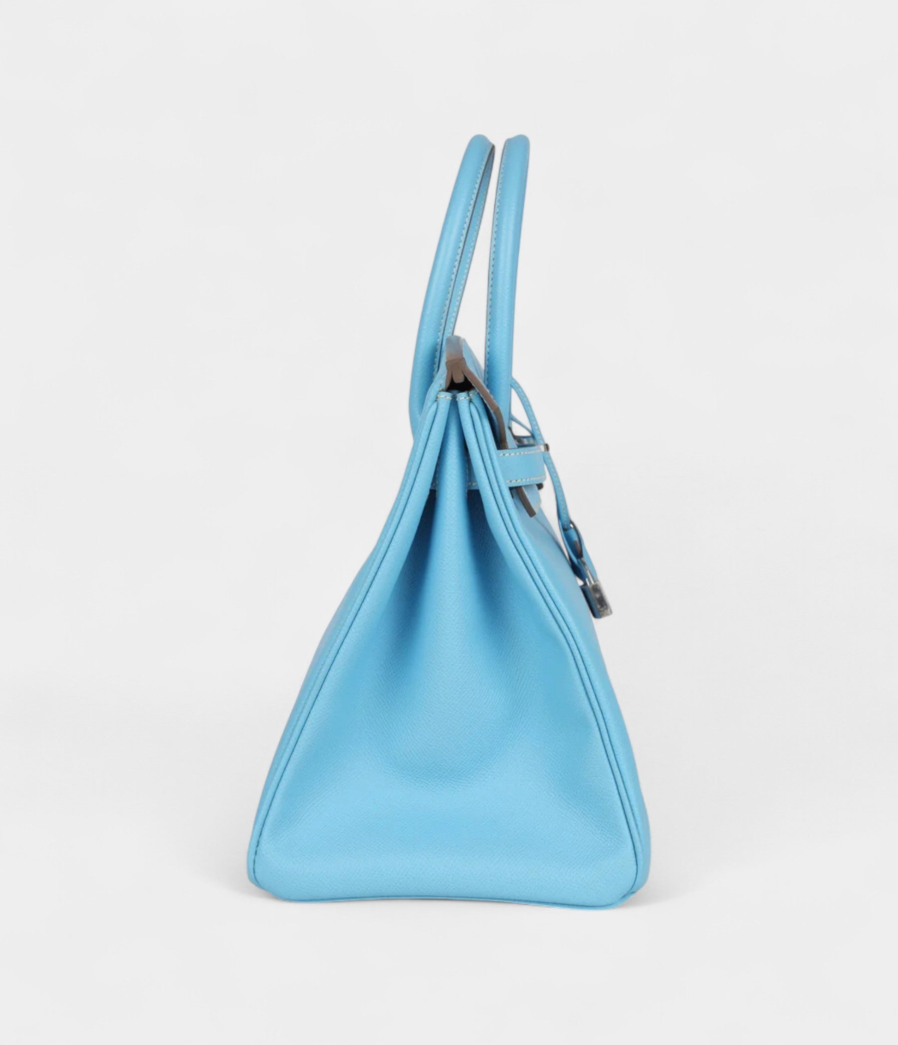 HM BK 35 Bleu Celeste Candy Epsom Palladium Hardware