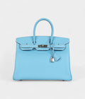 HM BK 35 Bleu Celeste Candy Epsom Palladium Hardware