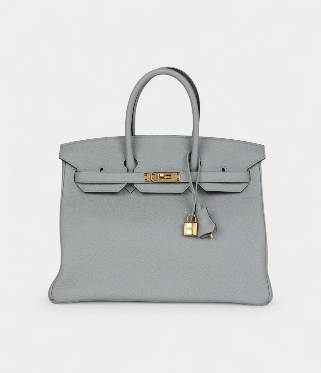 HM BK 35 Bleu Glacier Togo Gold Hardware
