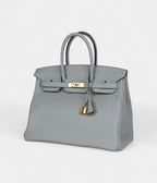 HM BK 35 Bleu Glacier Togo Gold Hardware