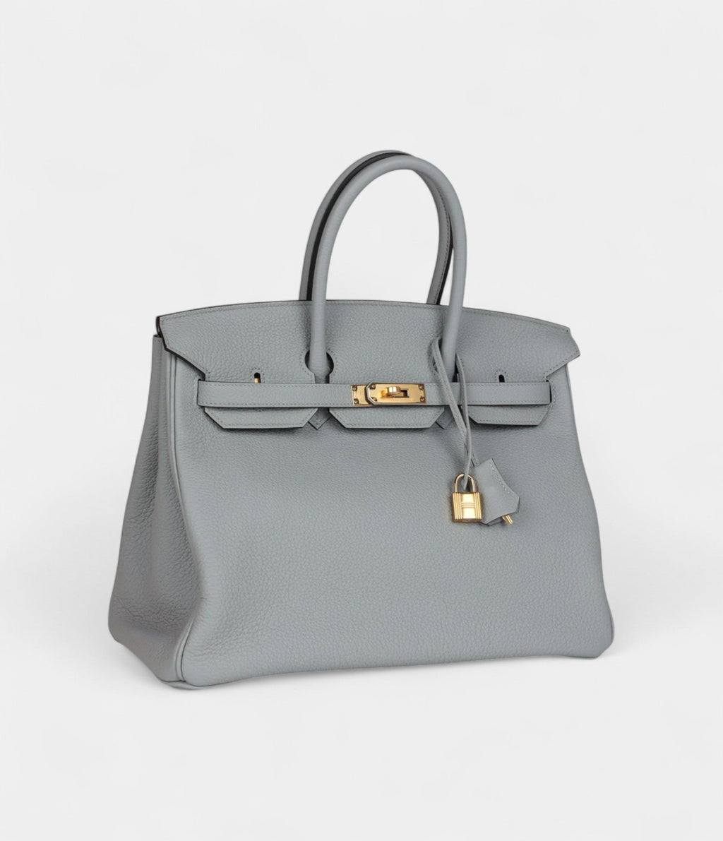 HM BK 35 Bleu Glacier Togo Gold Hardware