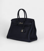 HM BK 35 Bleu Nuit Togo Palladium Hardware