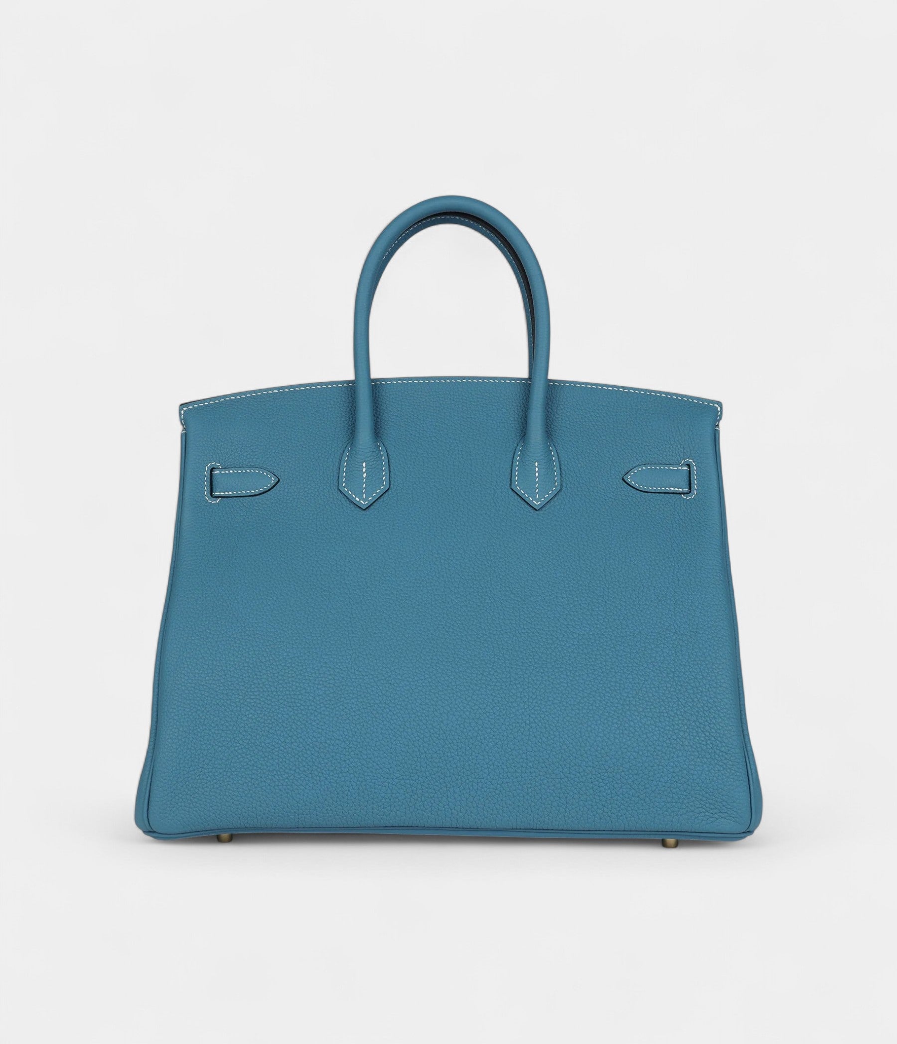 HM BK 35 Blue Jean Togo Gold Hardware