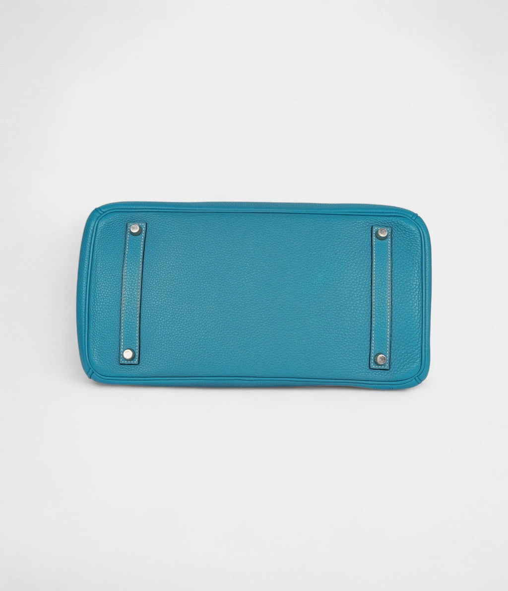 HM BK 35 Blue Jean Togo Palladium Hardware