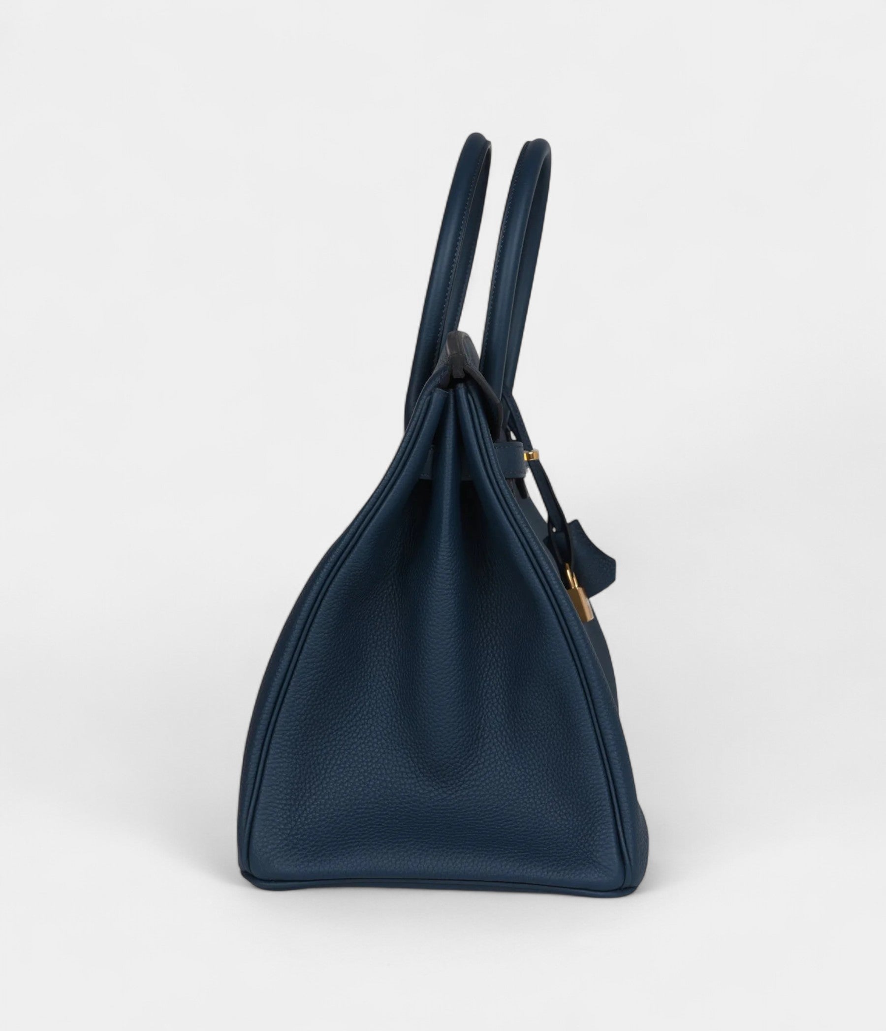 HM BK 35 Bleu De Prusse Togo Gold Hardware