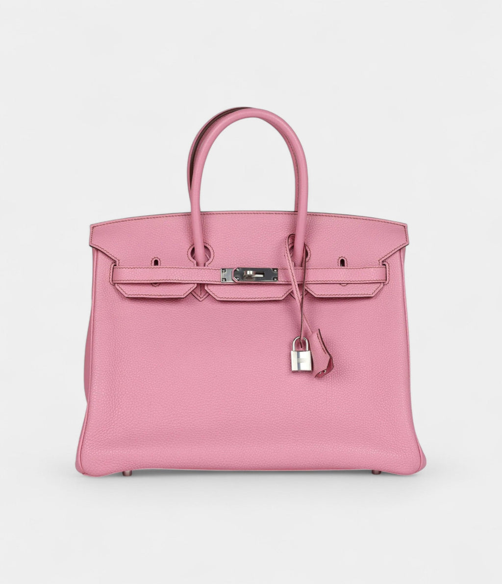 HM BK 35 Bubblegum Togo Palladium Hardware