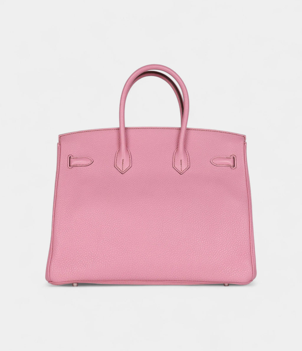 HM BK 35 Bubblegum Togo Palladium Hardware