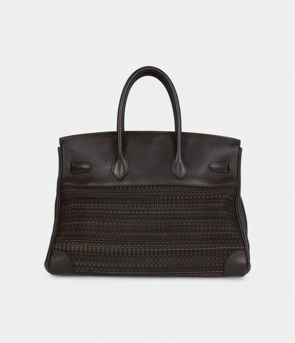 HM BK 35 Chocolate Clemence and Crinoline Gold Hardware