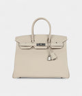 HM BK 35 Craie Togo Palladium Hardware