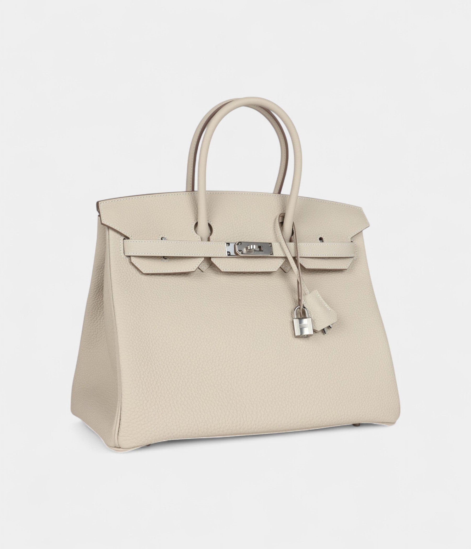 HM BK 35 Craie Togo Palladium Hardware