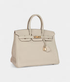 HM BK 35 Craie Togo Rose Gold Hardware